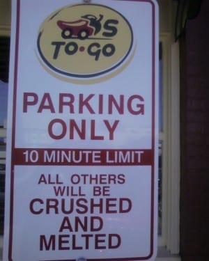 Funny Signs - Crushed and Melted