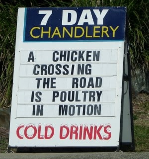 Funny signs - In Motion