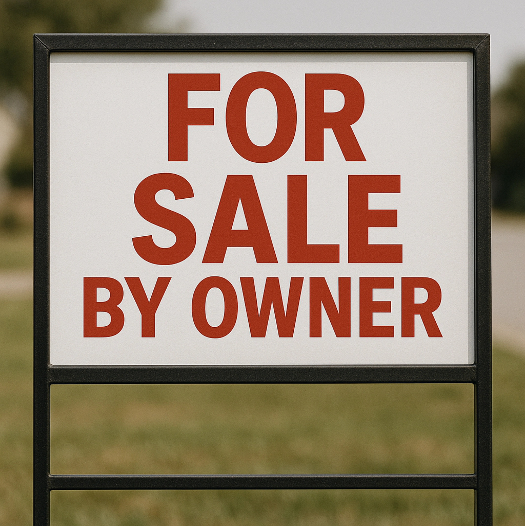 18 x 24 For Sale By Owner Sign Aluminum For Sale Sign