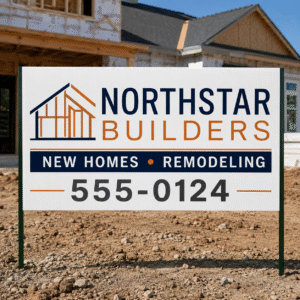 Northstar Builders Residential Contractor Sign