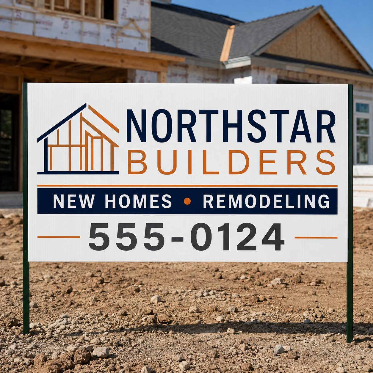 Northstar Builders Residential Contractor Sign