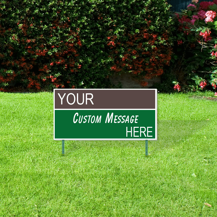 Now Hiring Style Business Corrugated Plastic Yard Sign /FREE Stakes 